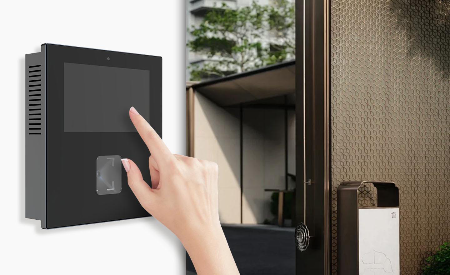 High-Definition Display with Touch Access