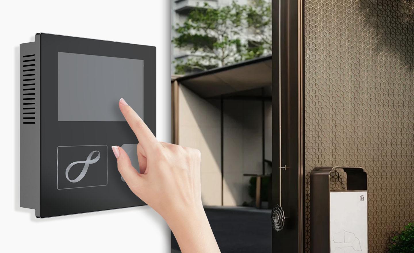 High-Definition Display with Touch Access