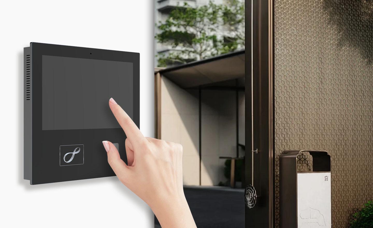 High-Definition Display with Touch Access