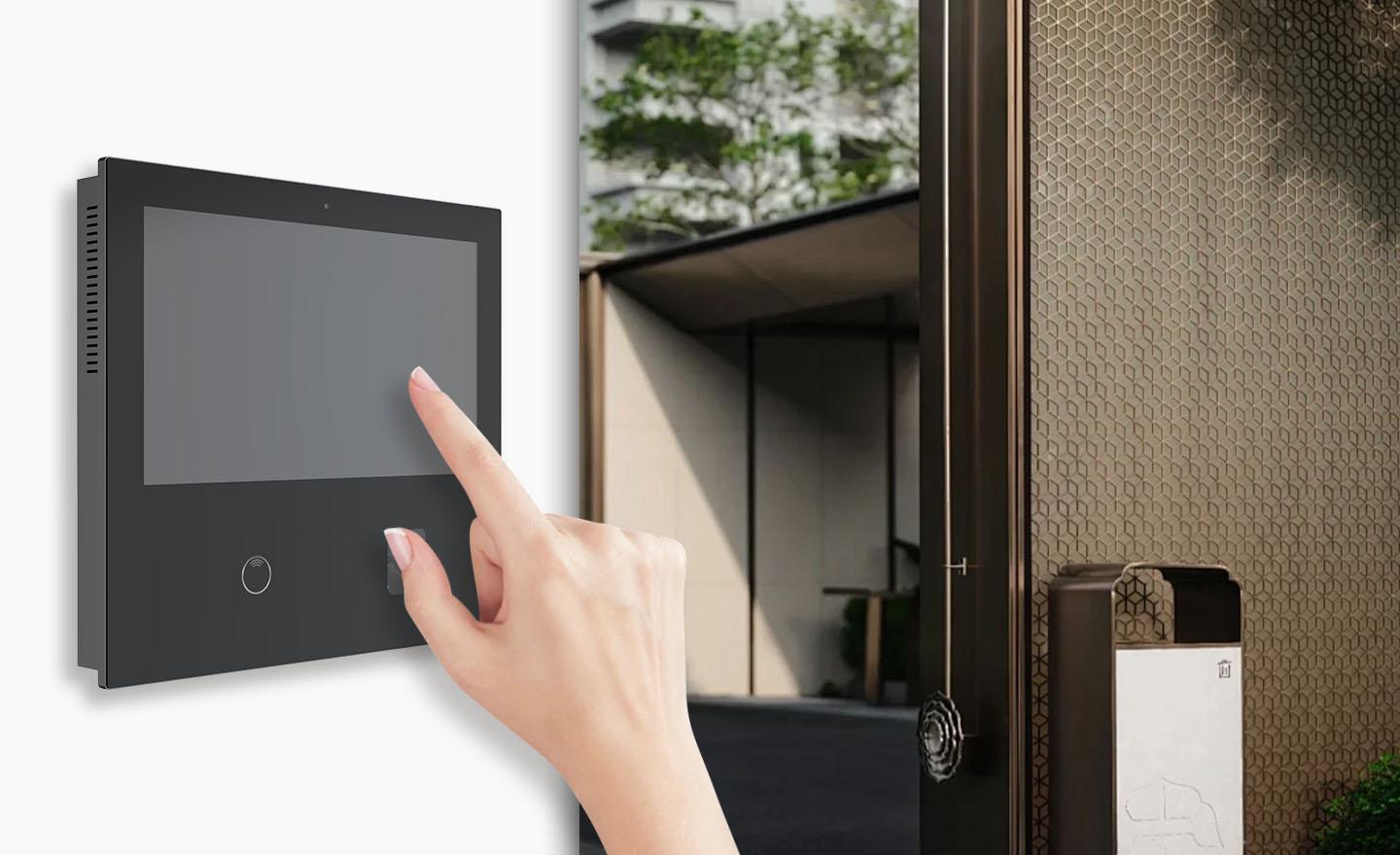 High-Definition Display with Touch Access