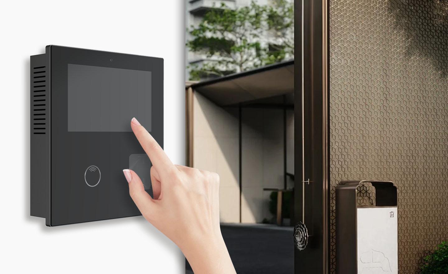 High-Definition Display with Touch Access