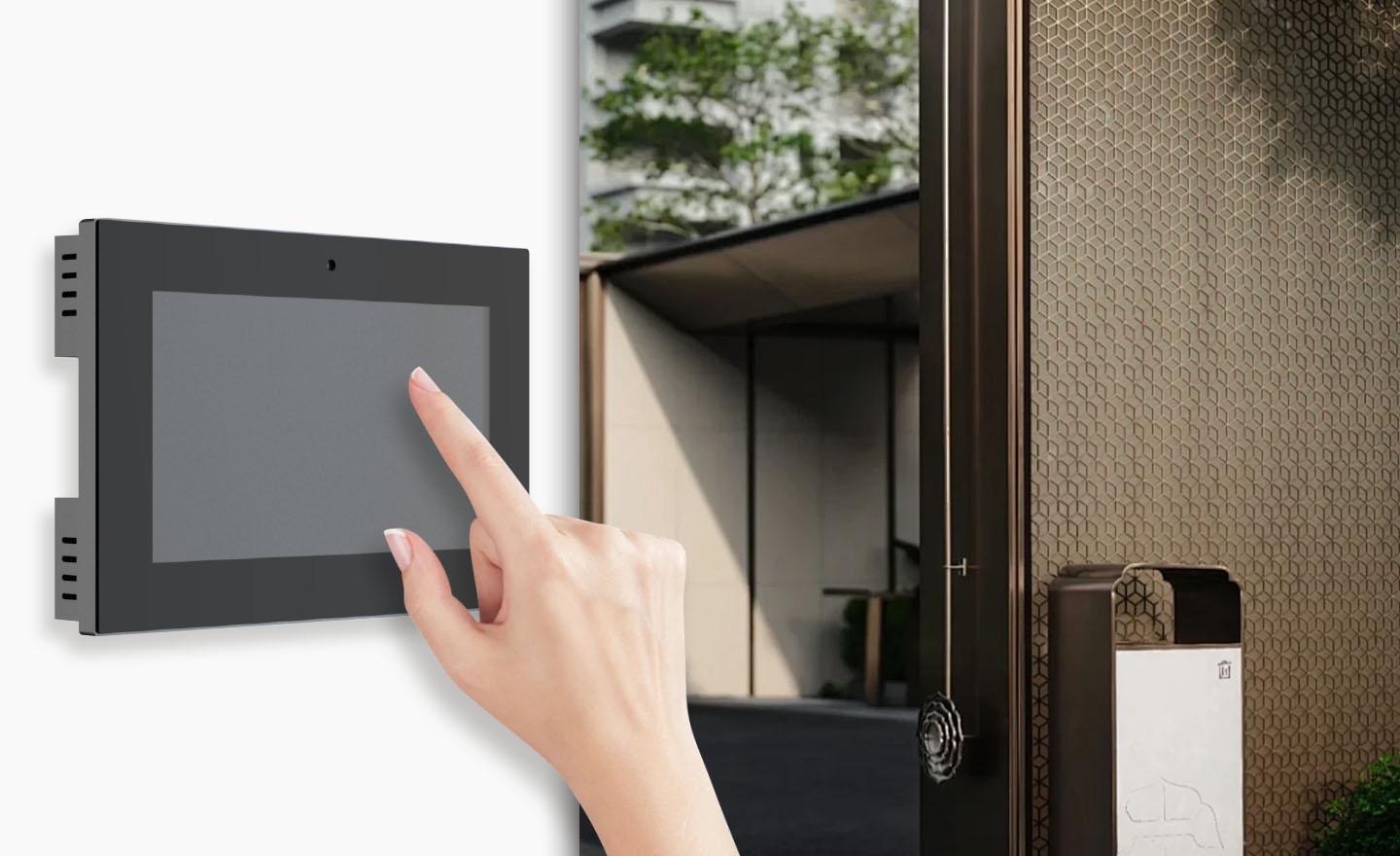 High-Definition Display with Touch Access